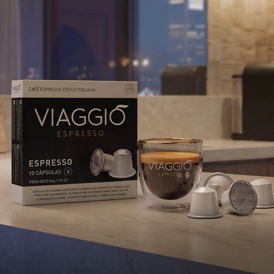 Cápsulas Compatibles con Nespresso® Viaggio Espresso