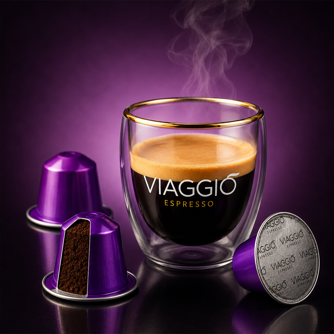 Cápsulas Compatibles con Nespresso® Viaggio Espresso Intenso