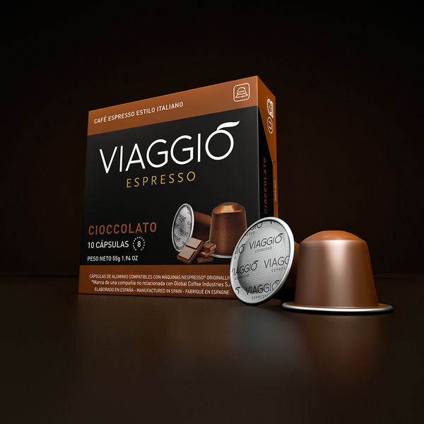 Cápsulas Compatibles con Nespresso® Viaggio Cioccolato
